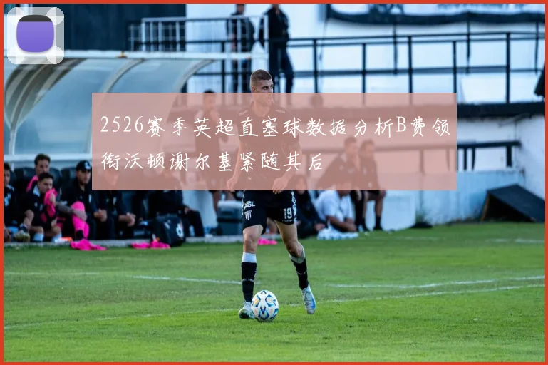 2526赛季英超直塞球数据分析B费领衔沃顿谢尔基紧随其后